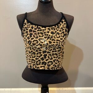 Baby phat Leopard print crop top